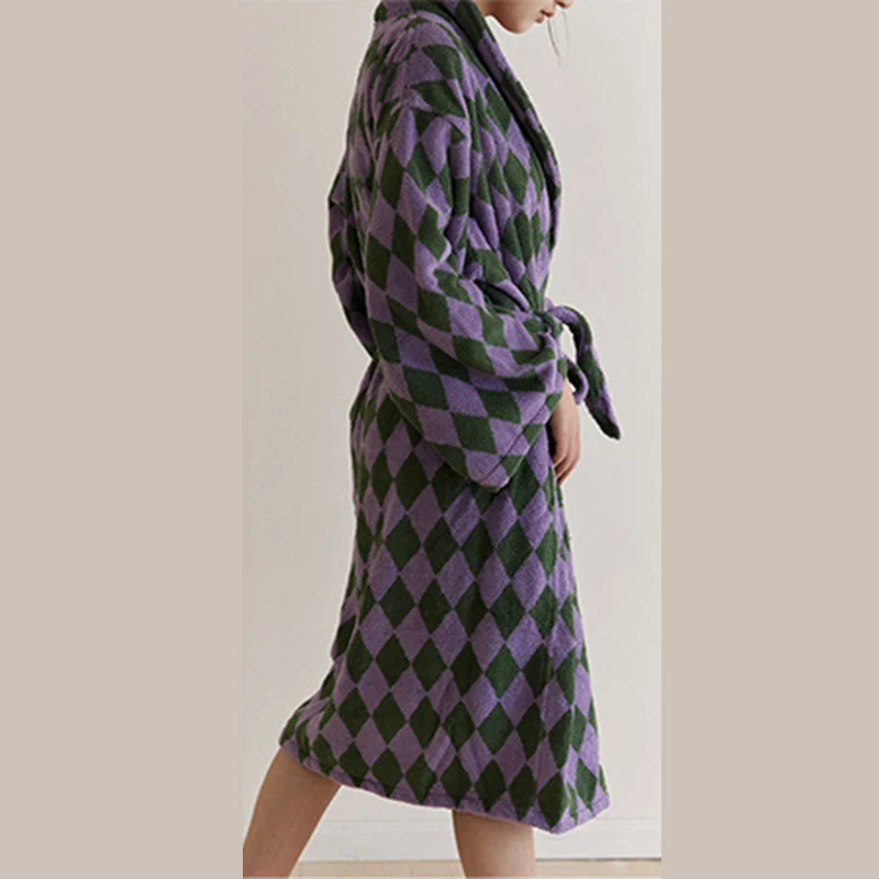 peignoir en satin homme